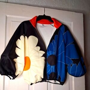 Floral Colorblock Jacket